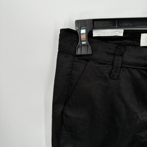 LEVEL 99 NWT Evereve Percy Black Velvet Wide Leg Trouser Pant // 32 - Picture 10 of 16